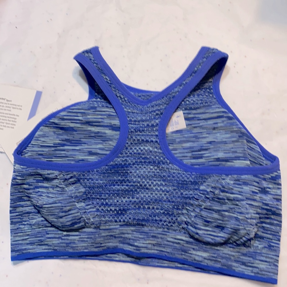 Jockey Women’s Torpedo Space Dye Racerback Bra Lg - Picture 6 of 14